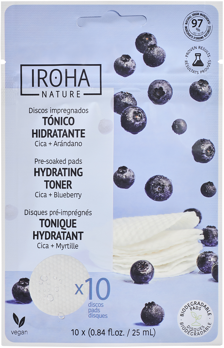Blaubeere Hydrating Toner Pad 